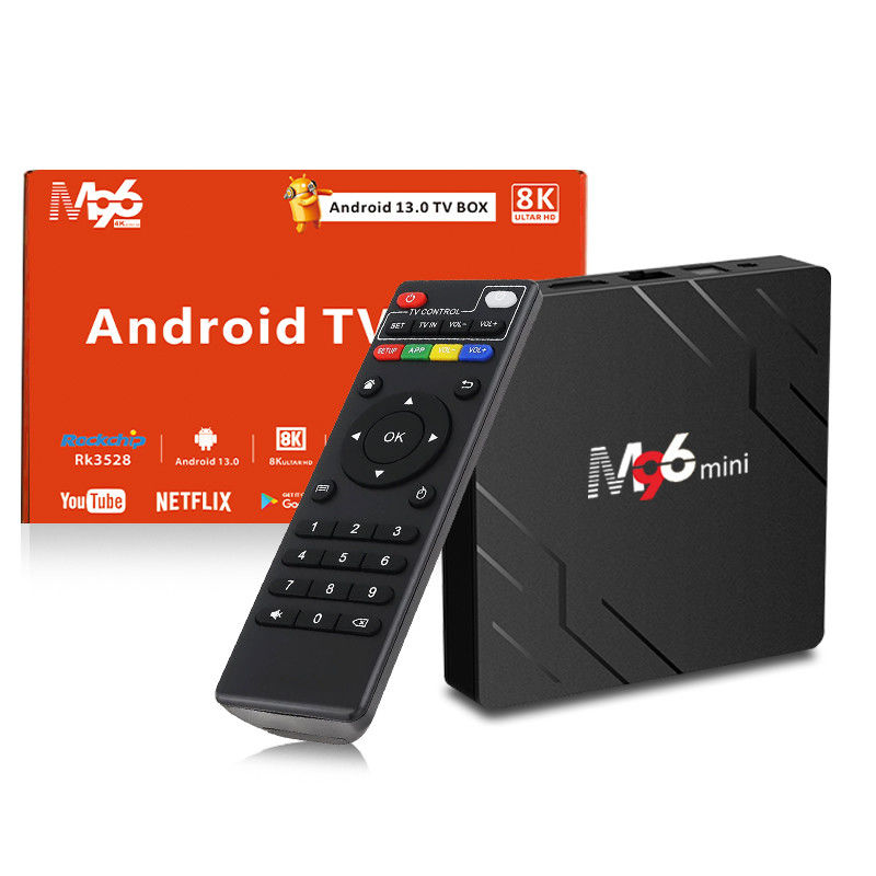 Bộ TV thông minh bền M96 Mini H.265 4K 75fps 10 Bit 2.4G 5G BT5.0WIFI6