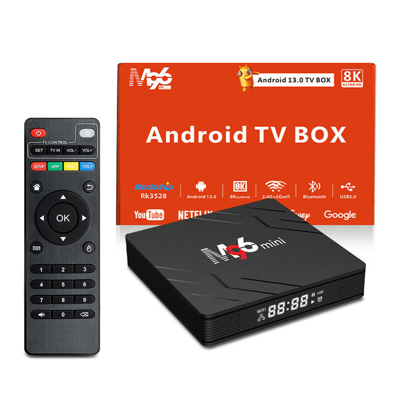 HDMI 2.1 Smart Media Box Đứng bền, Đèn truyền hình Android di động Cho Smart TV