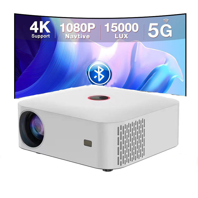 Máy chiếu thông minh di động 200W bền 5.0 Inch màn hình LCD, Máy chiếu Mini Home Cinema nhẹ