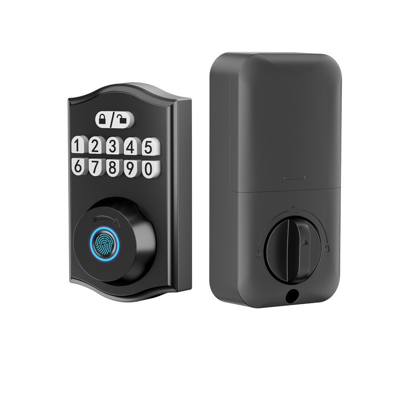 Khóa cửa thông minh, Khóa cửa không chìa khóa, Khóa cửa vân tay Khóa cửa bàn phím Deadbolt với 2 phím, Khóa thông minh cho cửa trước
