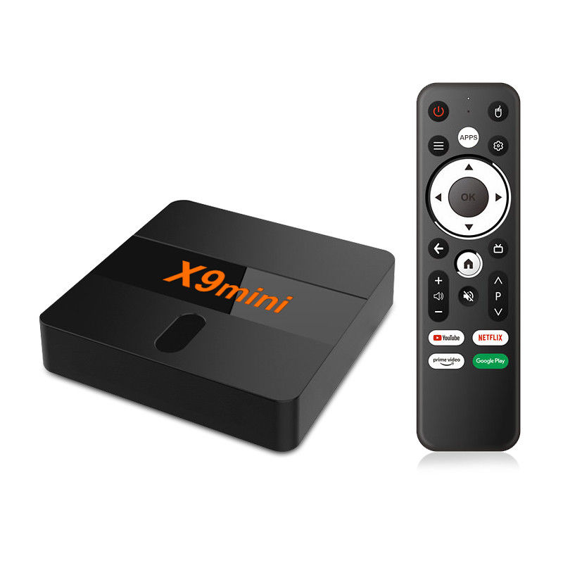 Android 9.0 TV Box Voice IR điều khiển từ xa 1GB/8GB hỗ trợ APP thông minh