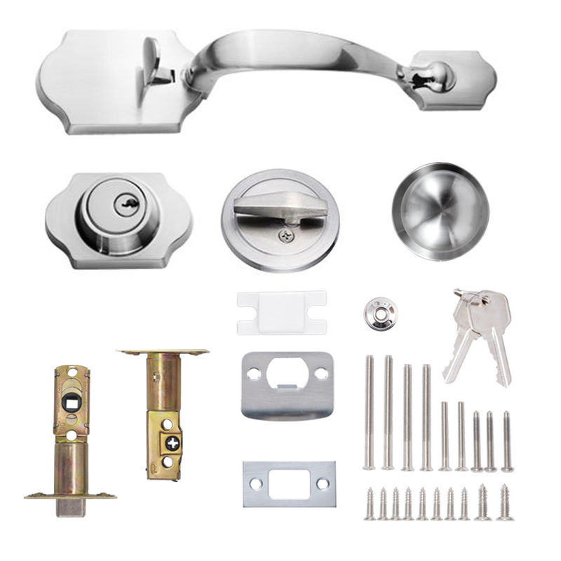 Chốt cửa hợp kim kẽm Cửa đơn cầm lớn Chốt hạng nặng Chốt cửa cạnh khoảng cách điều chỉnh bọc Villa Chốt cửa