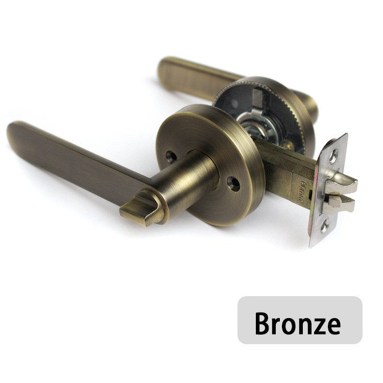 KZ01 Sữa kẽm hạng nặng 3 đòn bẩy khóa cửa khóa phòng ngủ cửa khóa phòng tắm không gỉ