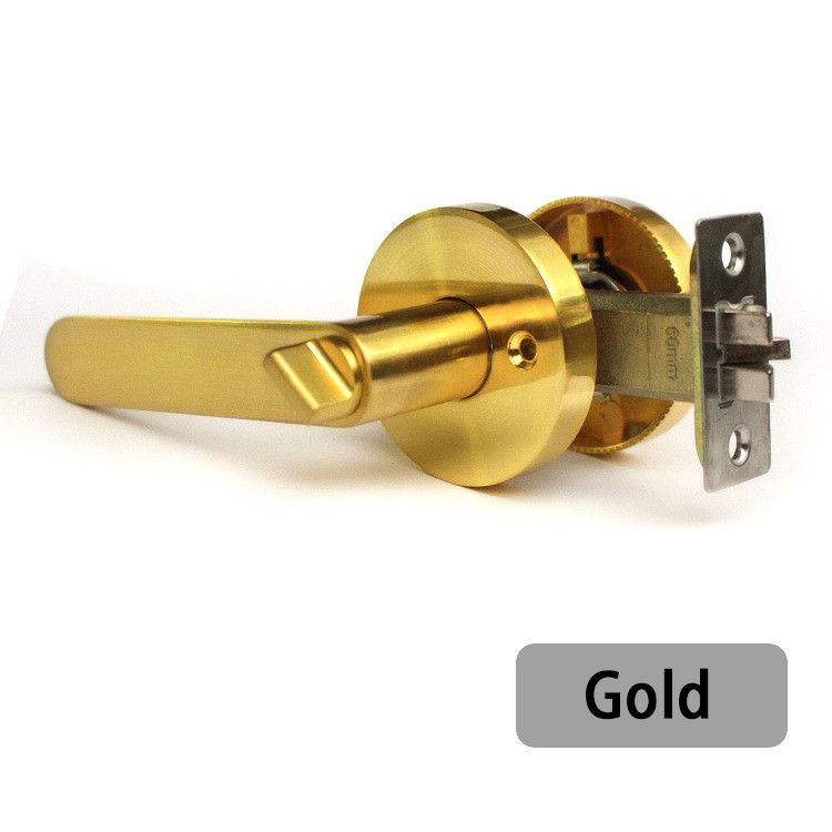 KZ01 Sữa kẽm hạng nặng 3 đòn bẩy khóa cửa khóa phòng ngủ cửa khóa phòng tắm không gỉ
